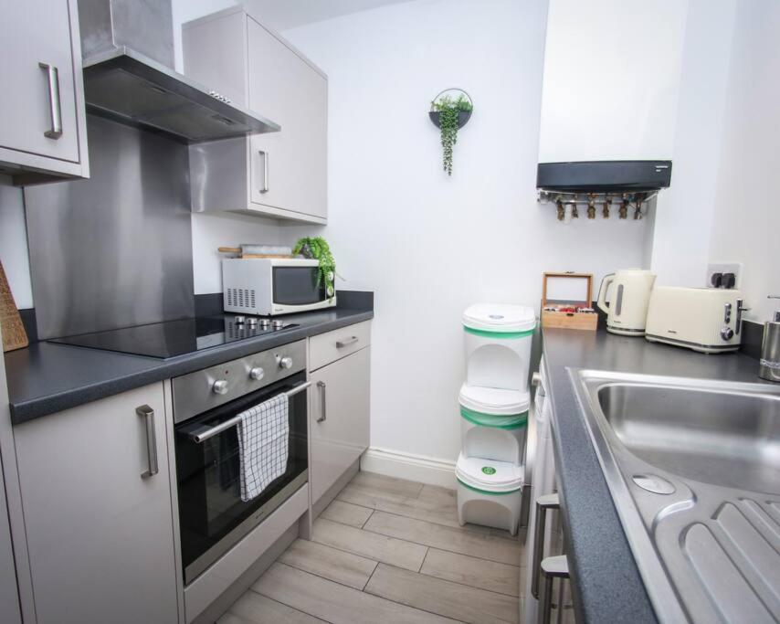 No12-Luxe Living Guest Apartment- 1 Bed-Garden-Private Parking-Wifi-Beach-City Суонзи Екстериор снимка